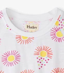 Outlet Girls Heart Suns Cinched Waist Dress Dresses