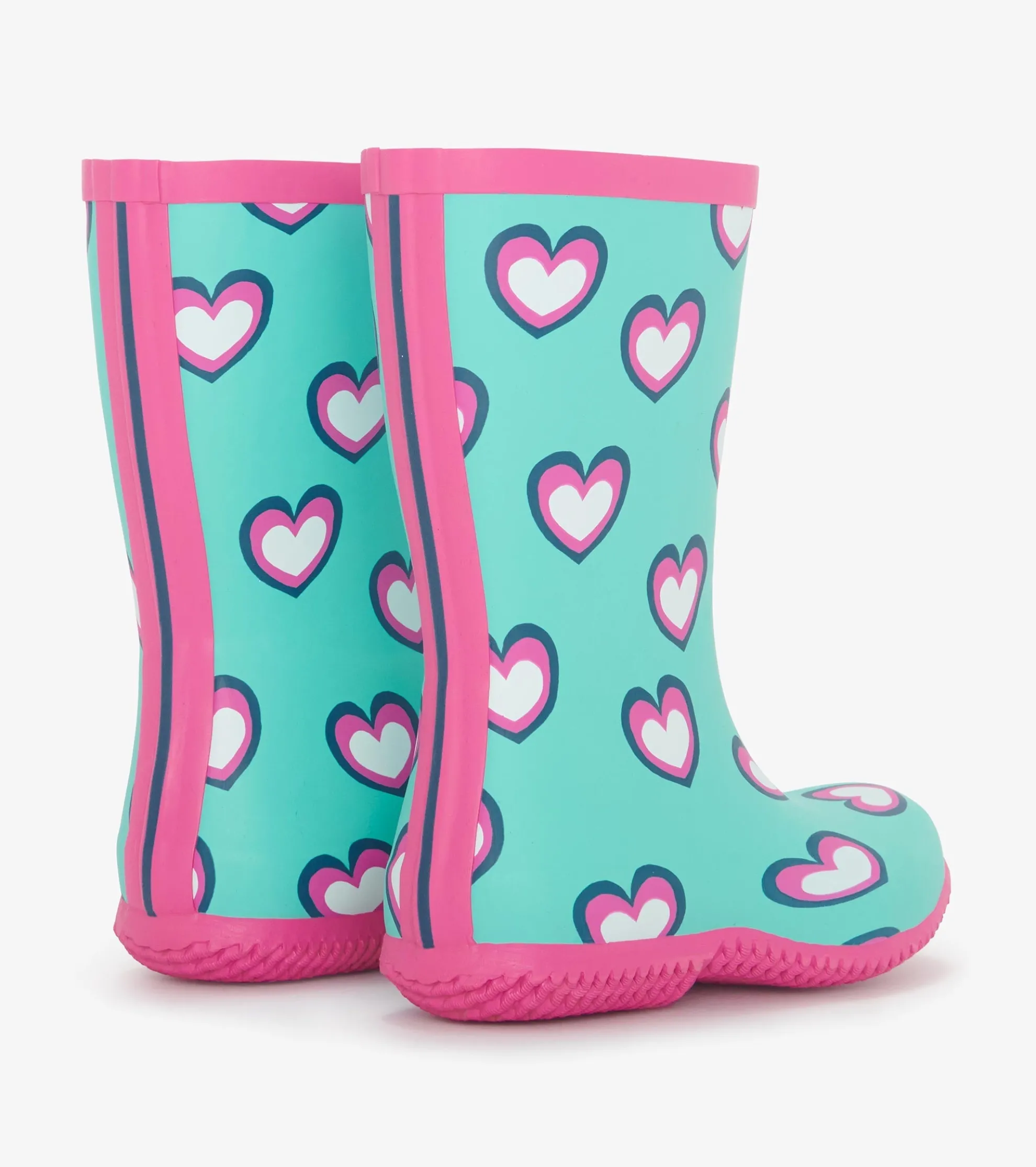 Hot Girls Hearts Packable Rain Boots Rainwear|Rainwear