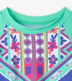 Online Girls Kaleidoscope Long Sleeve Rashguard Swimwear|Swimwear