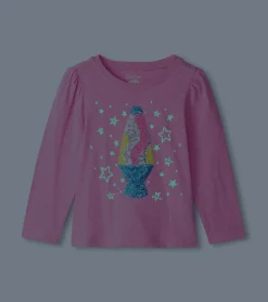 Online Girls Lava Lamp Long Sleeve Graphic Tee Tops