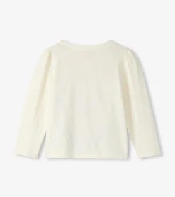 Hot Girls Layered Hearts Long Sleeve Graphic Tee Tops