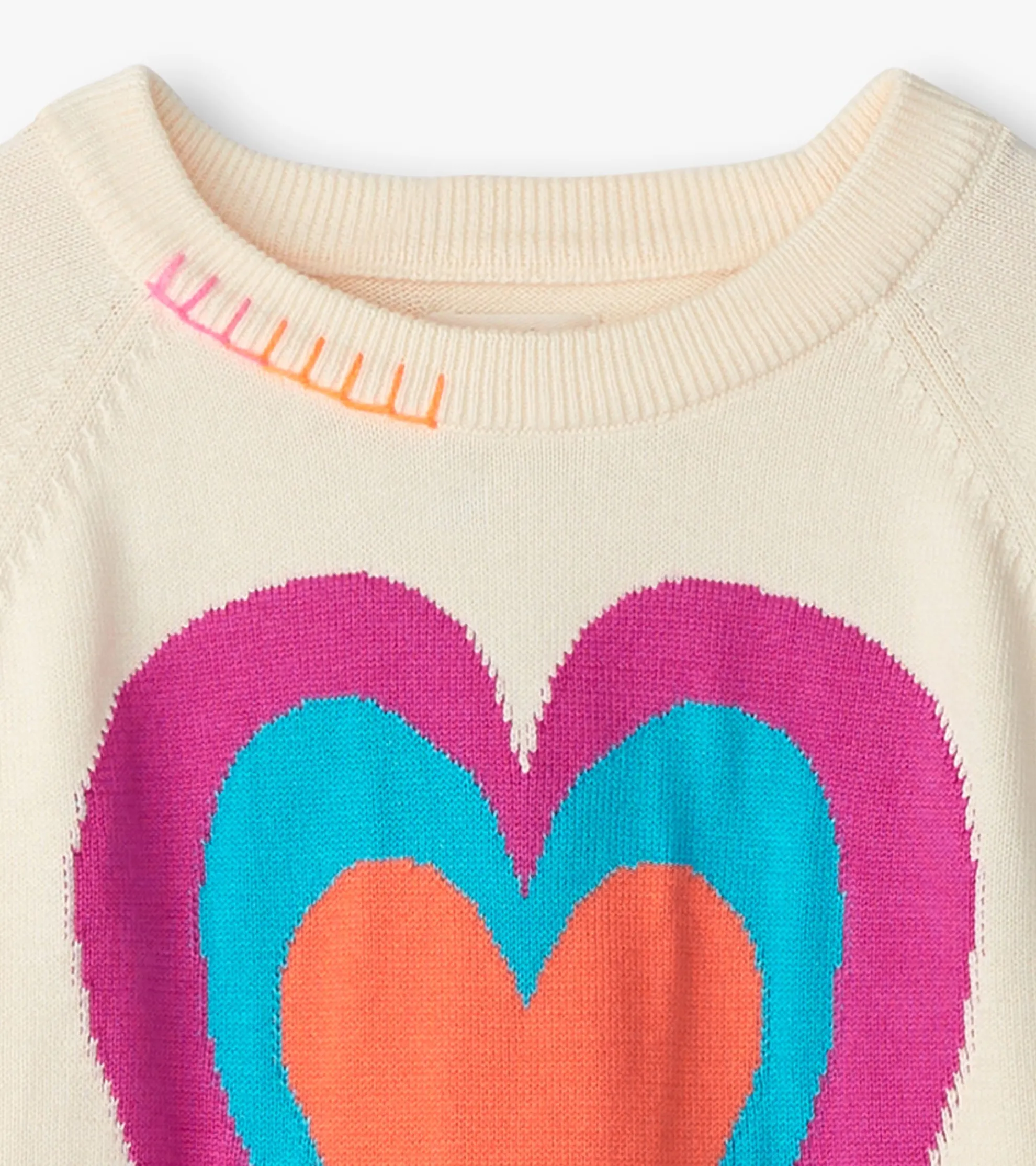 Hot Girls Layered Hearts Sweater Sweaters