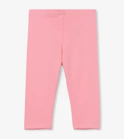 Girls Light Pink Leggings Bottoms