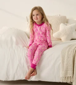 Sale Girls Lightning Bolts & Stars Pajama Set Sleepwear|Sleepwear