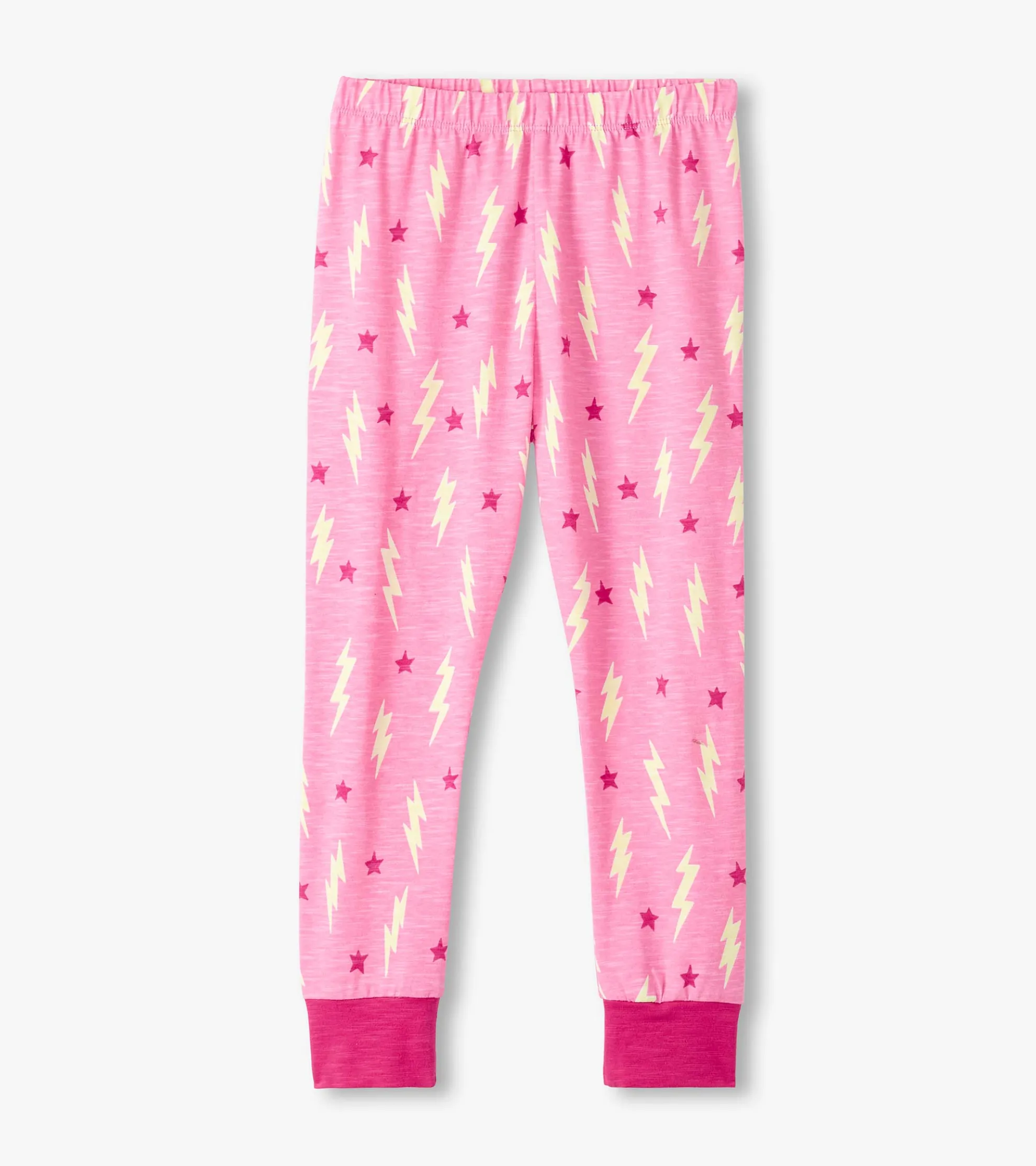 Sale Girls Lightning Bolts & Stars Pajama Set Sleepwear|Sleepwear