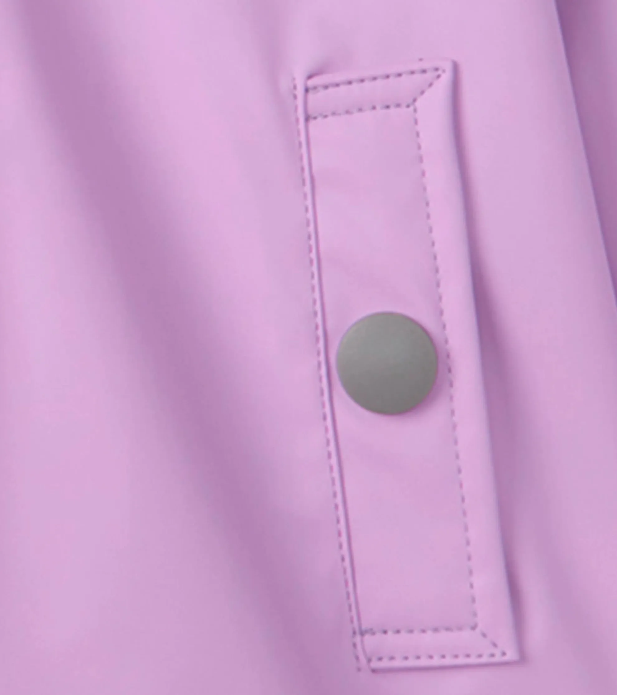 Discount Girls Lilac Button-Up Rain Jacket Rainwear|Rainwear
