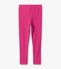 Discount Girls Magenta Cozy Leggings Bottoms