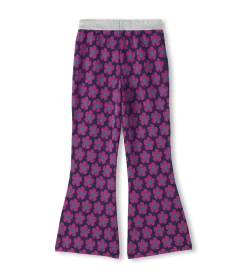 Best Girls Mini Flower Fun Waist Flare Pants Bottoms