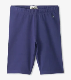 Girls Navy Bike Shorts Bottoms