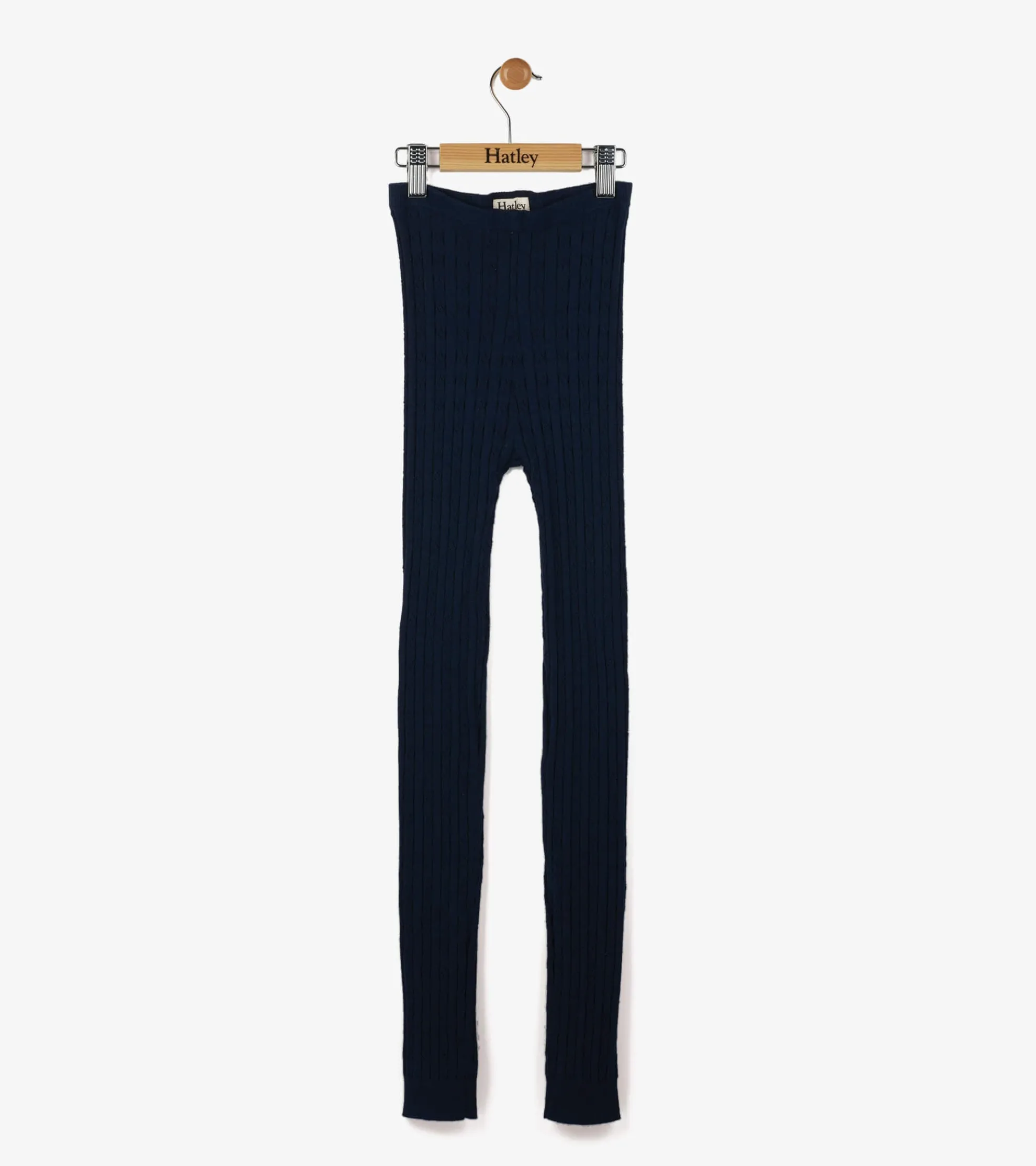 Online Girls Navy Cable Knit Tights Bottoms