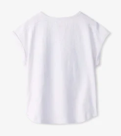 Sale Girls Painted Butterfly Relaxed T-Shirt Tops