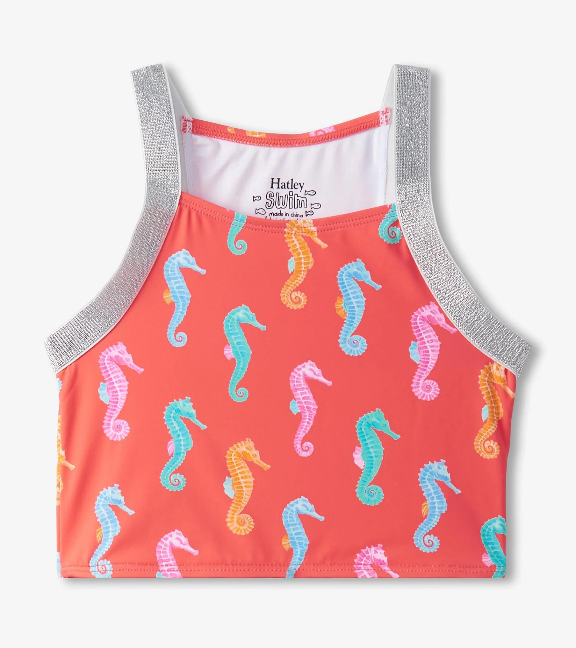 Girls Painted Sea Horse Tankini Set Swimwear|Swimwear