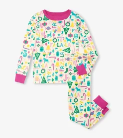 Discount Girls Pink Falala Pajama Set Sleepwear|Sleepwear