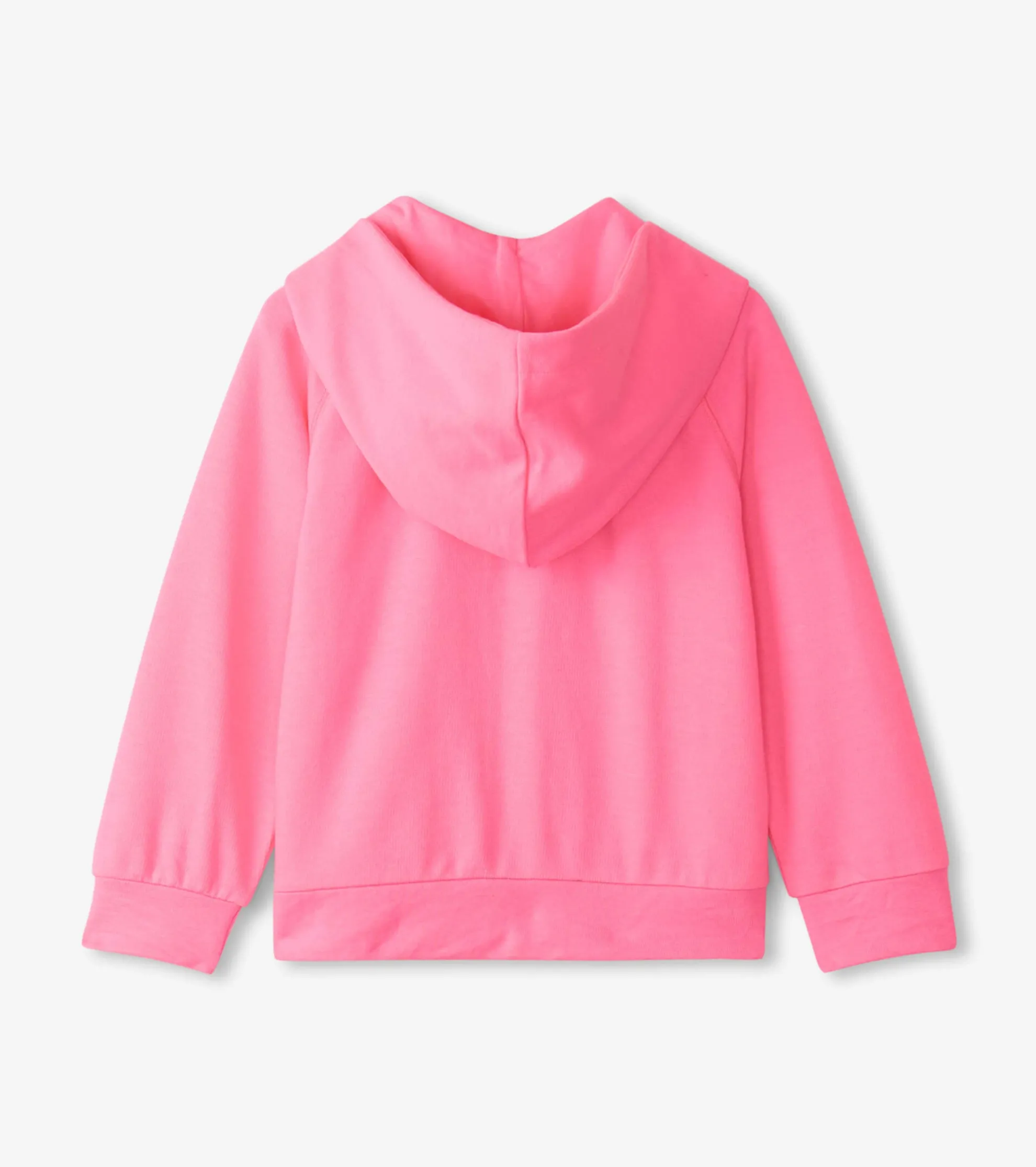 Online Girls Pink Neon Raglan Hoodie Sweaters