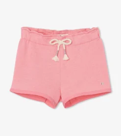 Hot Girls Pink Paper Bag Shorts Bottoms