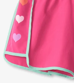 Sale Girls Pink Quick Dry Shorts Bottoms