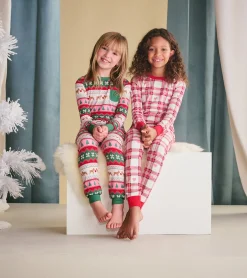 Hot Girls Plaid Hearts Pajama Set Sleepwear|Sleepwear