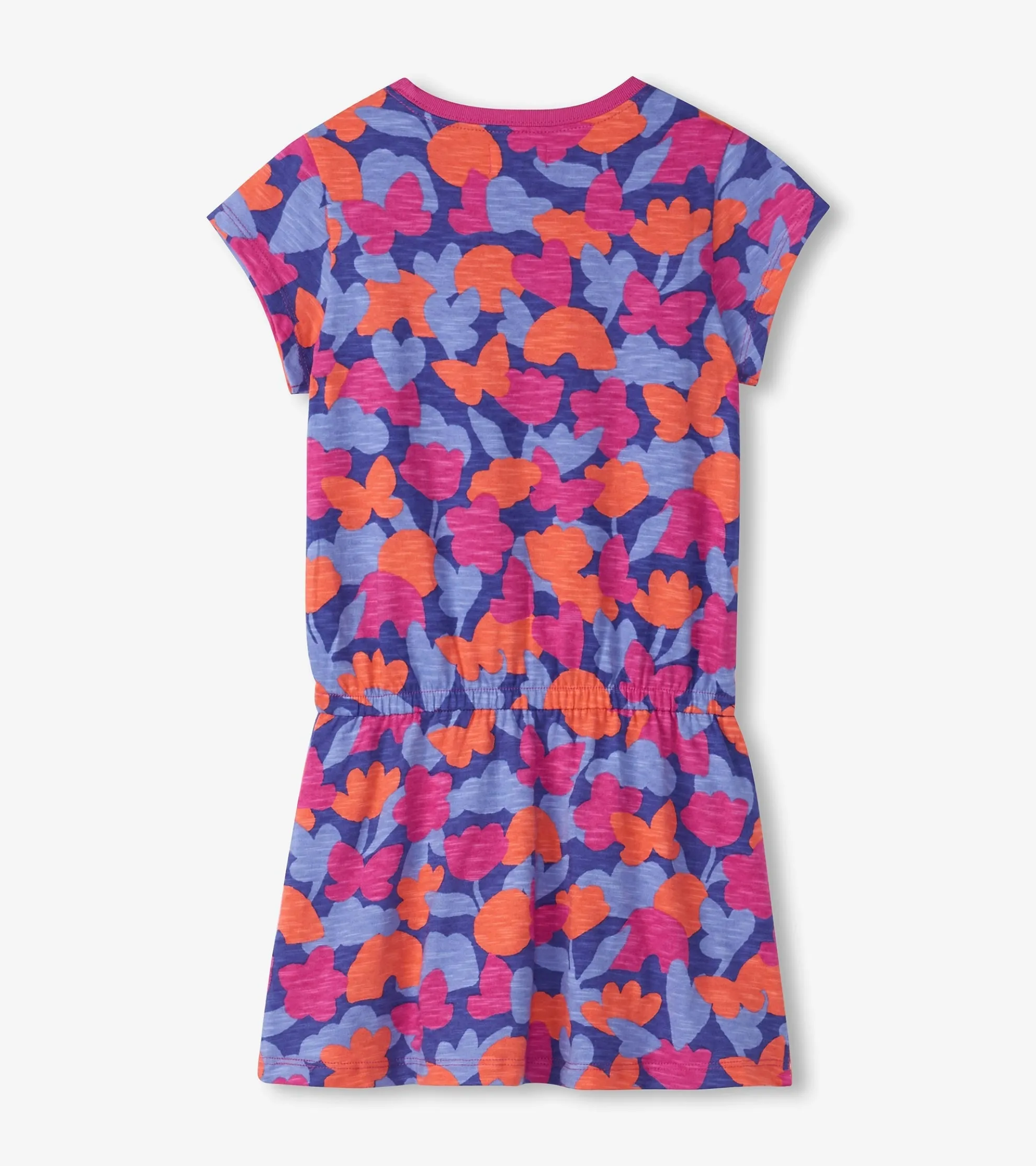 Online Girls Playful Camo Drop Waist T-Shirt Dress Dresses