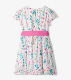 New Girls Pressed Flower Garden Dress Dresses