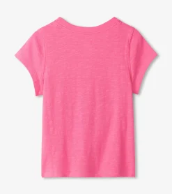 Sale Girls Pretty Cheetah Graphic Tee Tops