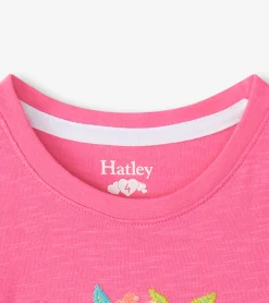 Sale Girls Pretty Cheetah Graphic Tee Tops