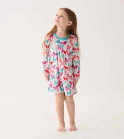 Clearance Girls Pretty Horses Nightgown Sleepwear|Sleepwear