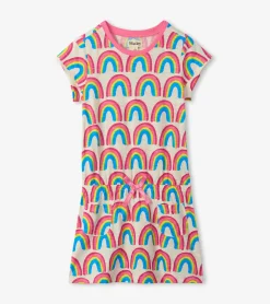 Outlet Girls Pretty Rainbows Drop Waist Dress Dresses