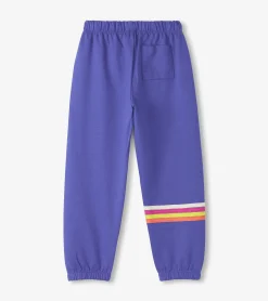 Discount Girls Rainbow Baggy Track Pants Bottoms