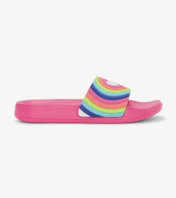 Clearance Girls Rainbow Heart Slides Swimwear|Swimwear