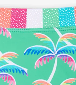 Sale Girls Rainbow Palm Two-Piece Rashguard Set Swimwear|Swimwear