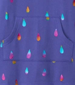Discount Girls Rainbow Raindrops Sweater Dress Dresses