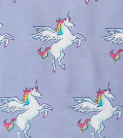 Best Girls Rainbow Unicorn Bamboo Pajama Set Sleepwear|Sleepwear