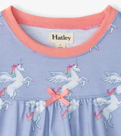 Online Girls Rainbow Unicorn Long Sleeve Nightgown Sleepwear|Sleepwear