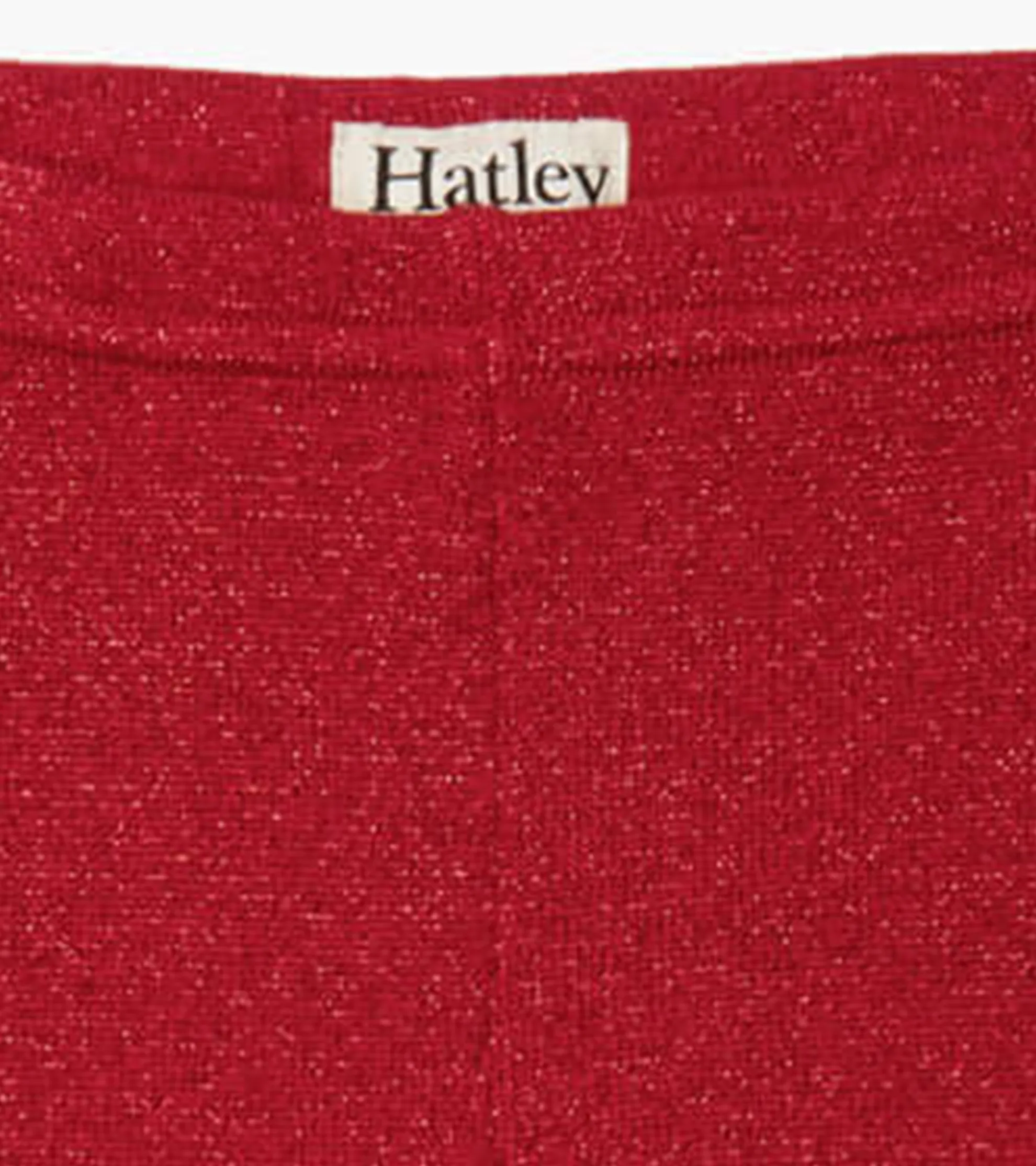 Hot Girls Red Shimmer Knit Leggings Bottoms