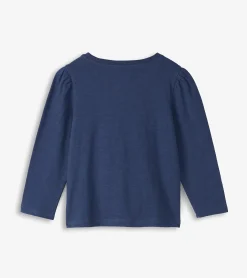 New Girls Reindeer Scarf T-Shirt Tops