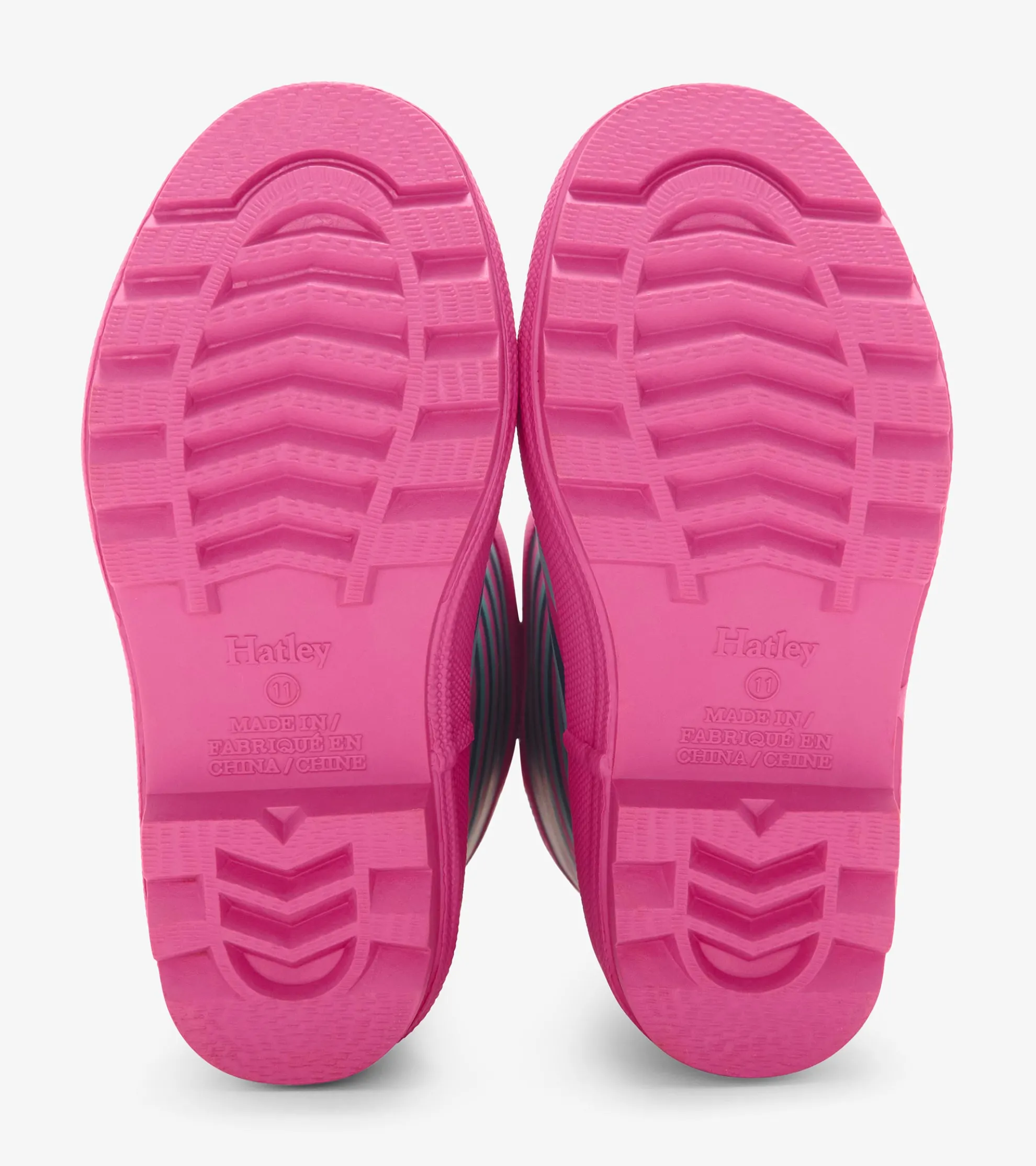Hot Girls Rose Violet Stripes Matte Rain Boots Rainwear|Rainwear