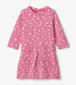 Outlet Girls Scattered Hearts Shift Dress Dresses
