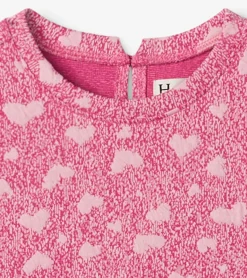 Outlet Girls Scattered Hearts Shift Dress Dresses