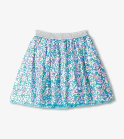 Hot Girls Sequins Tulle Skirt Bottoms
