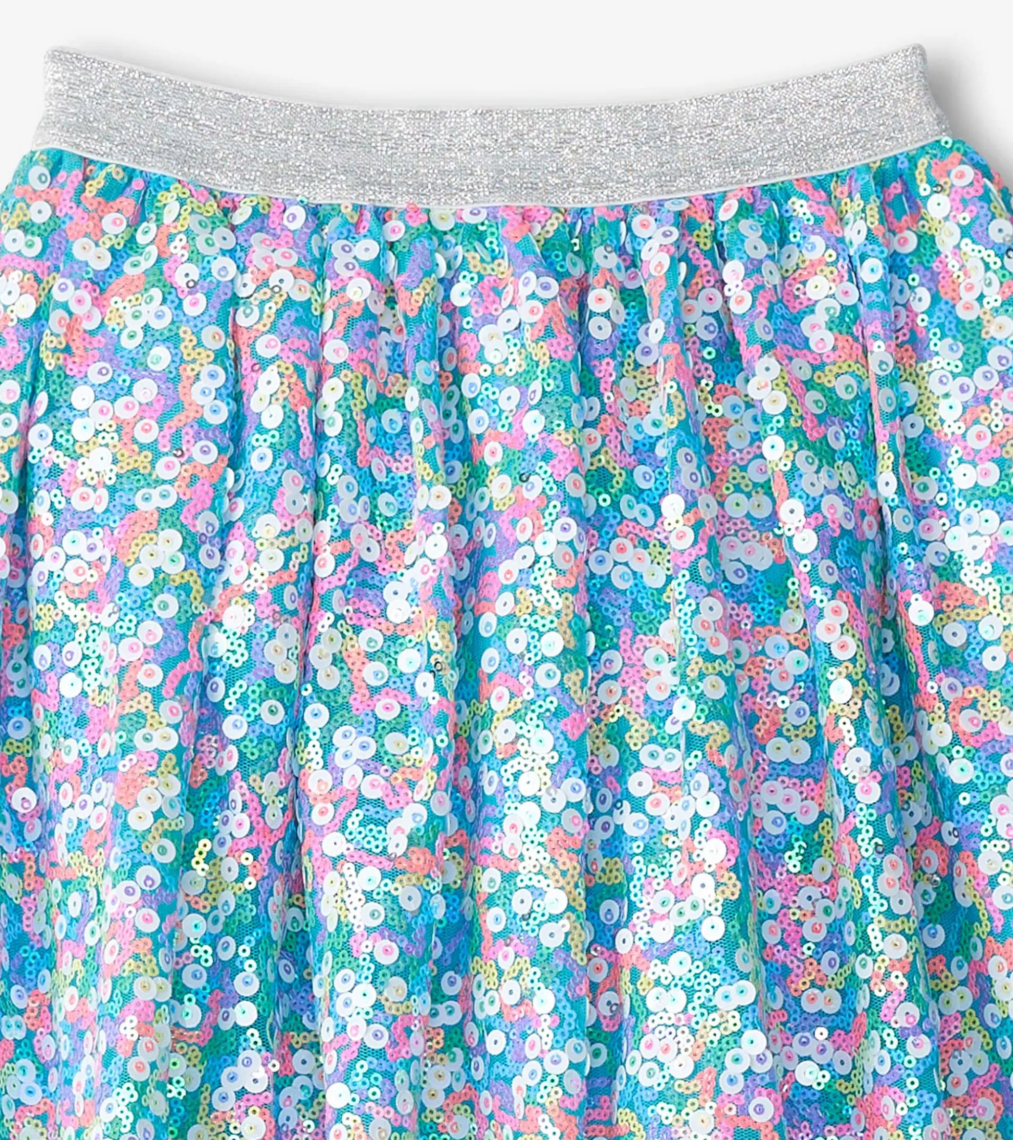 Hot Girls Sequins Tulle Skirt Bottoms