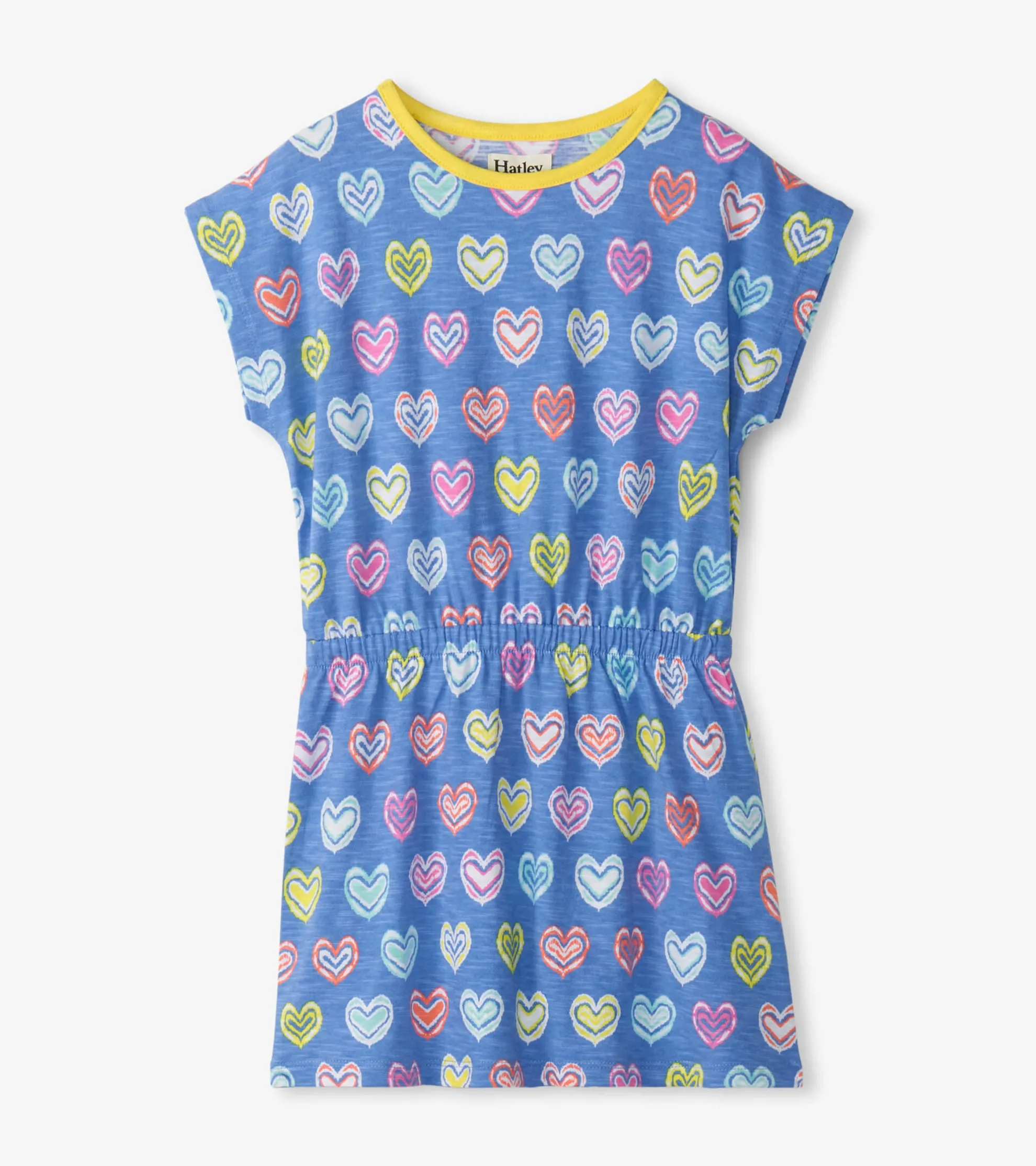 Best Girls Shibori Hearts Relaxed Dress Dresses