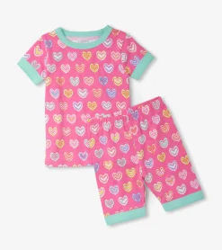 Discount Girls Shibori Hearts Short Pajama Set Sleepwear|Sleepwear