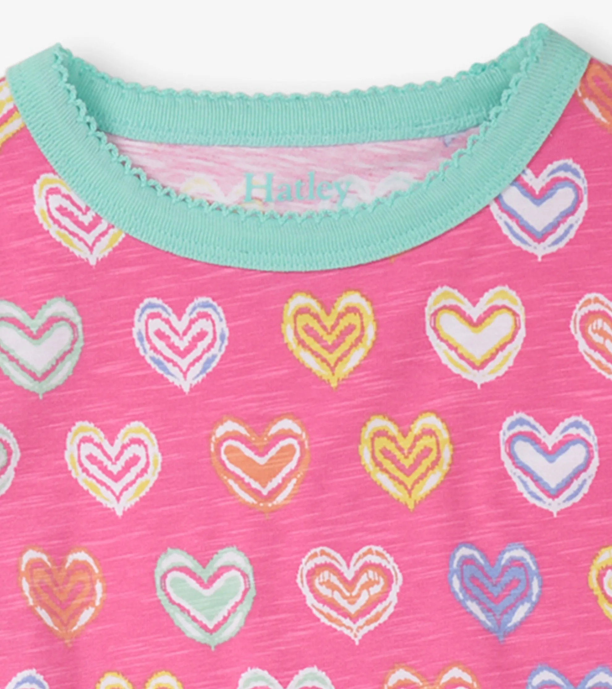 Discount Girls Shibori Hearts Short Pajama Set Sleepwear|Sleepwear