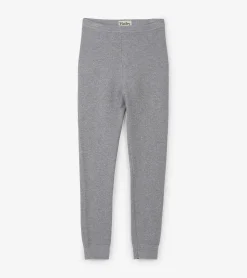Best Girls Silver Shimmer Cable Knit Leggings Bottoms