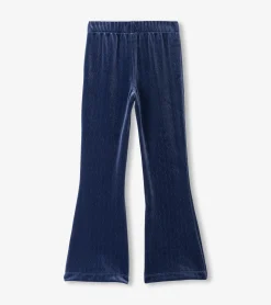 Online Girls Sparkle Wave Stretchy Flared Pants Bottoms