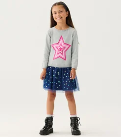 Girls Star Girl Sweater Dress Dresses