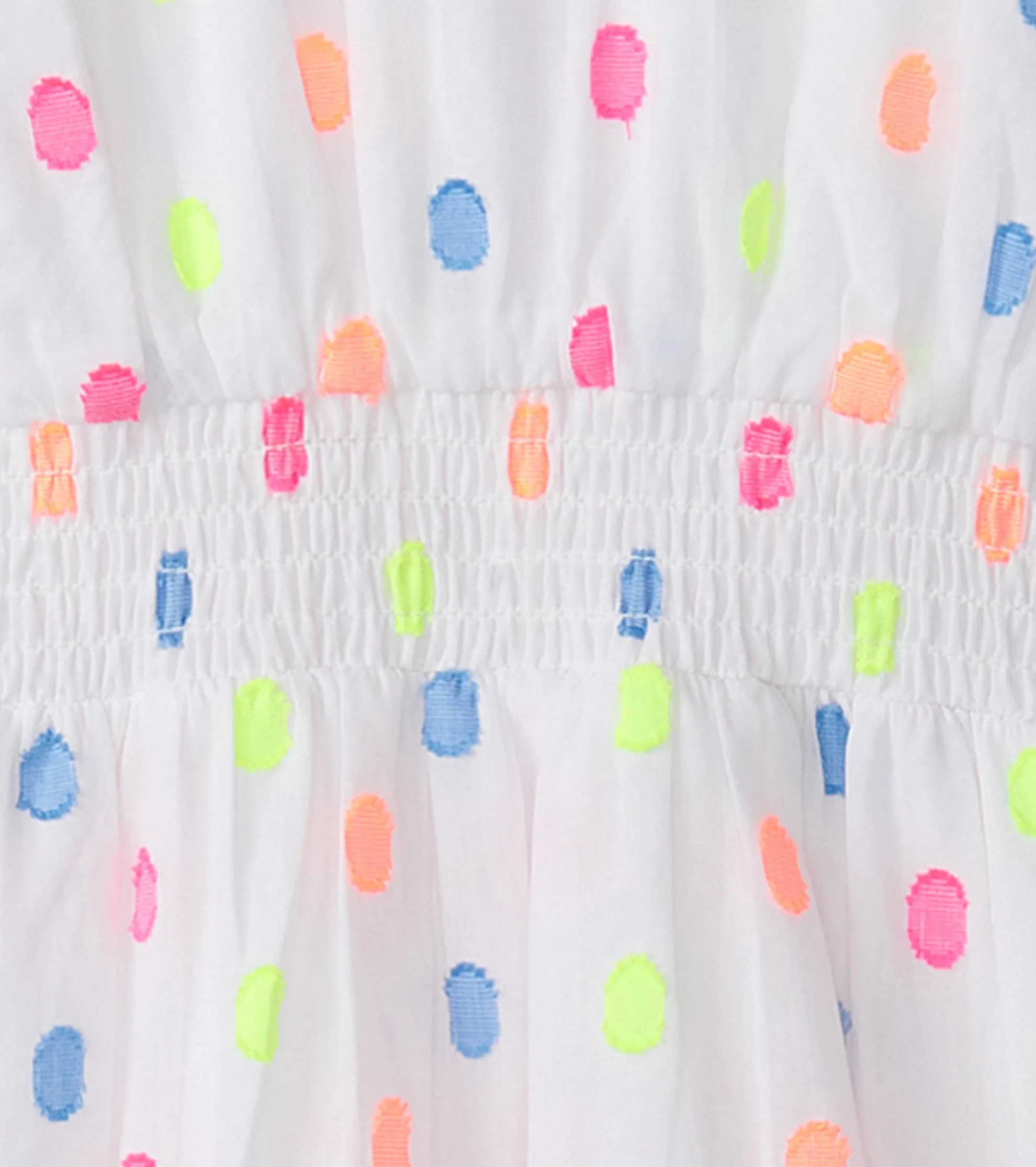 Sale Girls Summer Dots Woven Play Dress Dresses