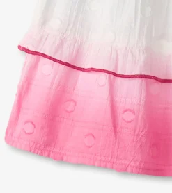 Clearance Girls Summer Waves Tiered Skirt Bottoms