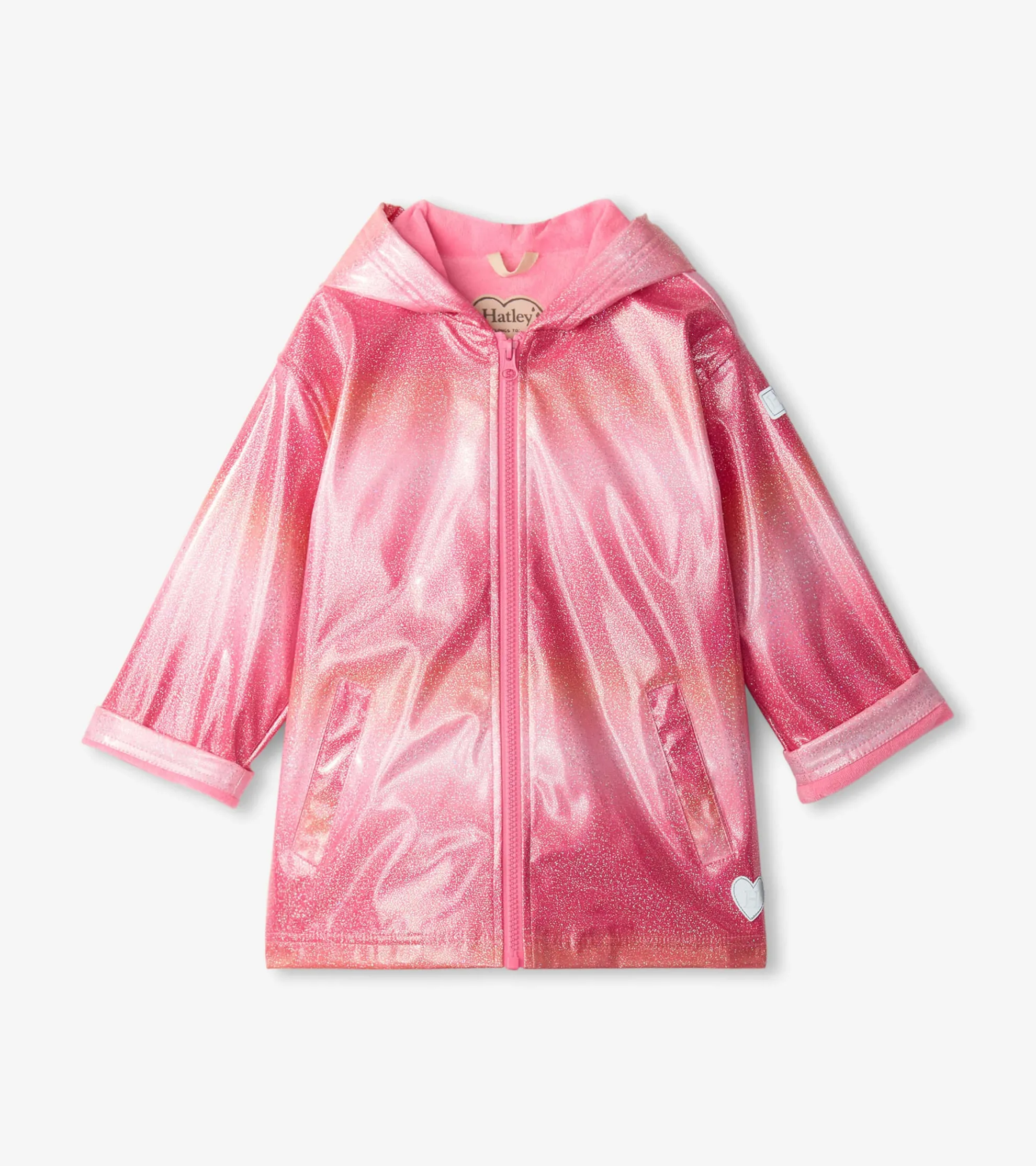 New Girls Summer Zip-Up Rain Jacket Rainwear|Rainwear