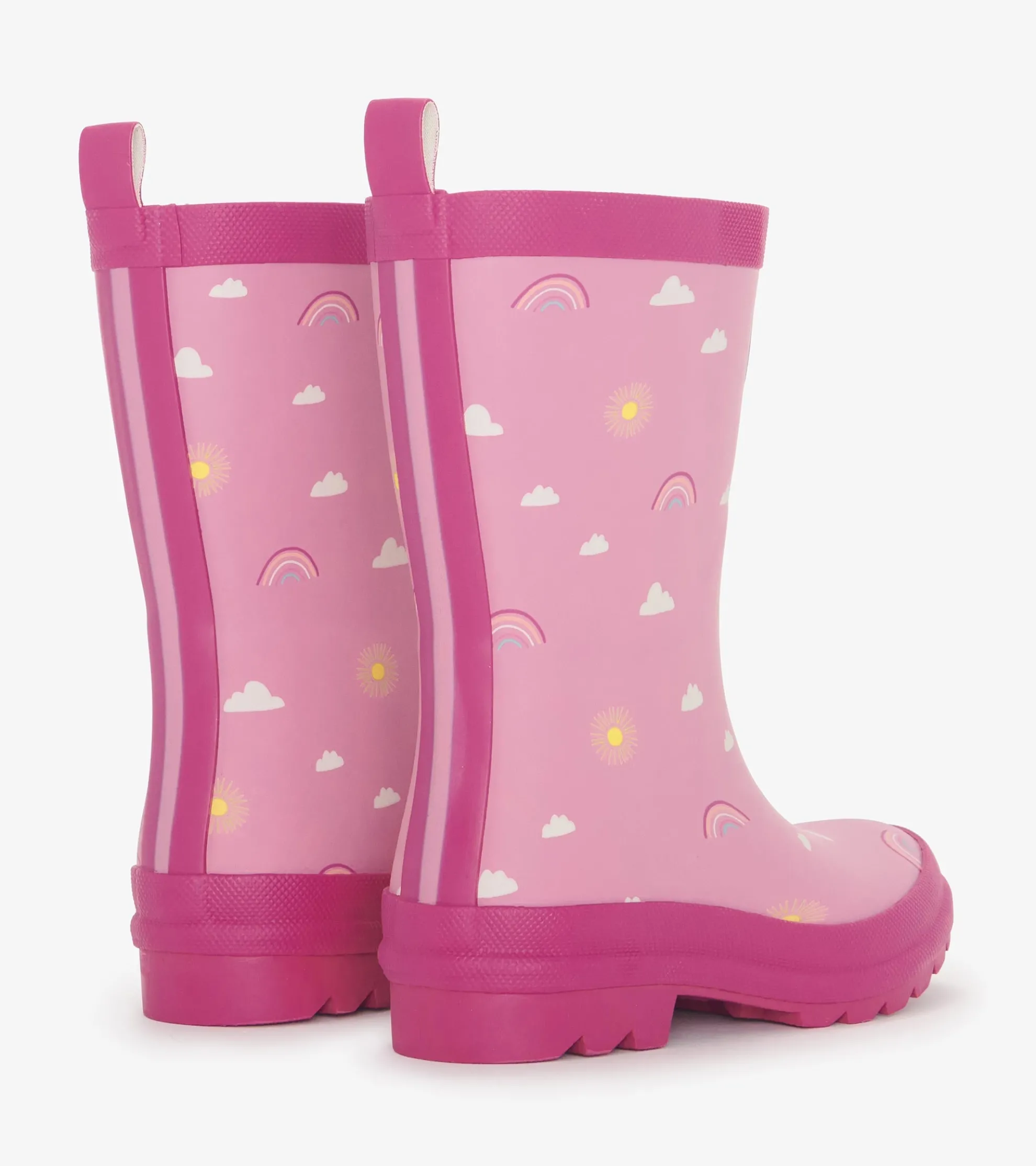 Discount Girls Sun Charms Matte Rain Boots Rainwear|Rainwear